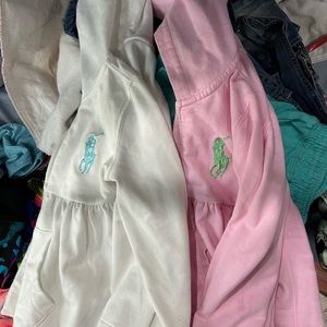 Girls Ralph Lauren jackets size 4:4t there in pink and white